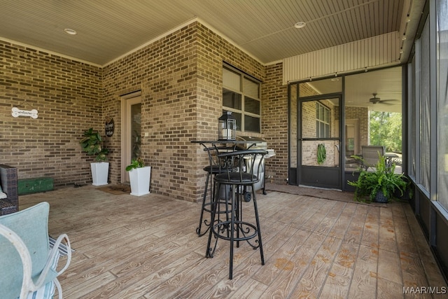 511 Mehearg Rd, Wetumpka, AL 36092 - view of wooden terrace