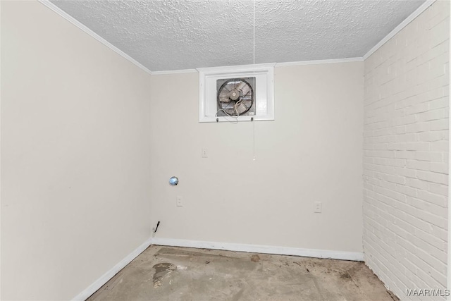 3556 Prince George Dr, Montgomery, AL 36109 - laundry room with baseboards and a textured ceiling