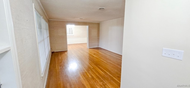 2728 Oxford Dr, Montgomery, AL 36111 - hall featuring wood finished floors and crown molding