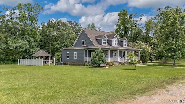18490 US Highway 31st Rd, Clanton, AL 35045 - view of front of home featuring a porch and a front yard