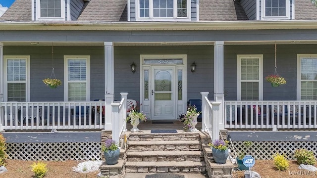 18490 US Highway 31st Rd, Clanton, AL 35045 - property entrance featuring a porch and a shingled roof