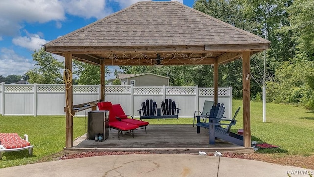 18490 US Highway 31st Rd, Clanton, AL 35045 - view of patio / terrace featuring a gazebo and a wooden deck