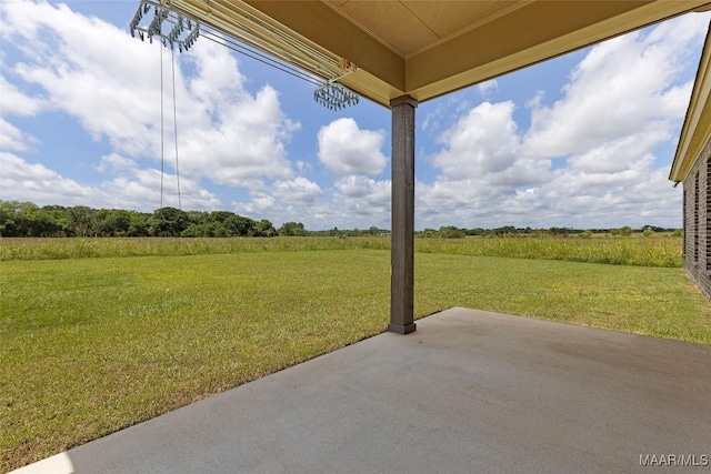 8326 Sunrise Loop, Montgomery, AL 36116 - view of patio / terrace featuring a rural view