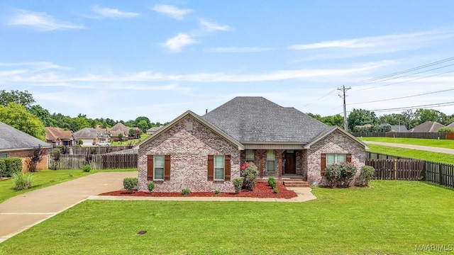 12 Crescent Ridge Ct, Deatsville, AL 36022 - view of front facade with brick siding, a shingled roof, and concrete driveway
