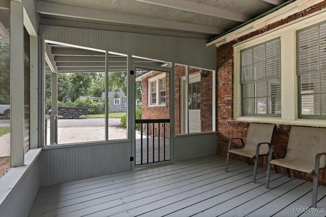 102 Vonora Ave, Montgomery, AL 36107 - view of unfurnished sunroom