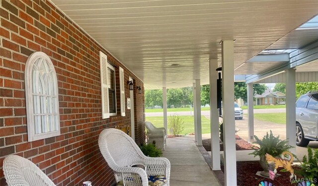 5240 Airport Rd, Millbrook, AL 36054 - view of covered porch
