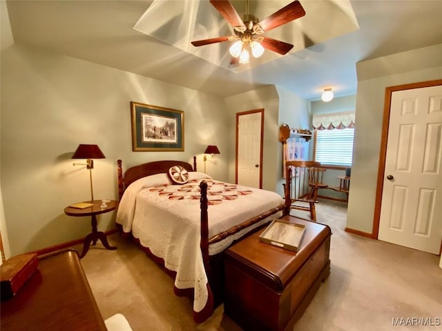 5240 Airport Rd, Millbrook, AL 36054 - carpeted bedroom featuring baseboards and ceiling fan