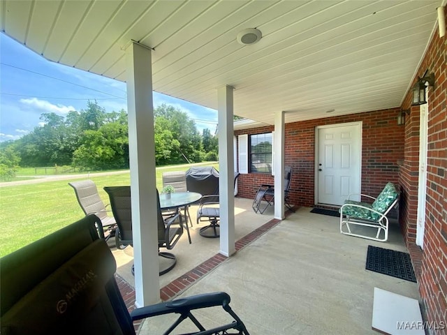 5240 Airport Rd, Millbrook, AL 36054 - view of patio / terrace with outdoor dining space and grilling area