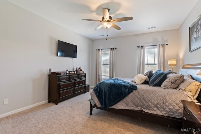 904 Hedgefield Way, Prattville, AL 36066 - bedroom with light colored carpet and ceiling fan