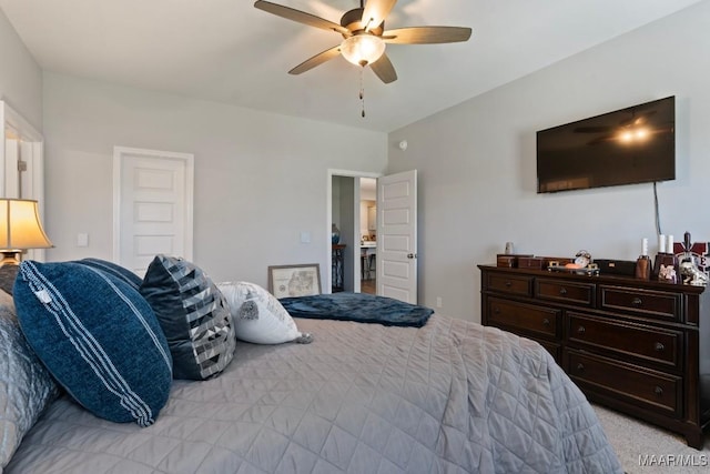 904 Hedgefield Way, Prattville, AL 36066 - bedroom with ceiling fan and light colored carpet