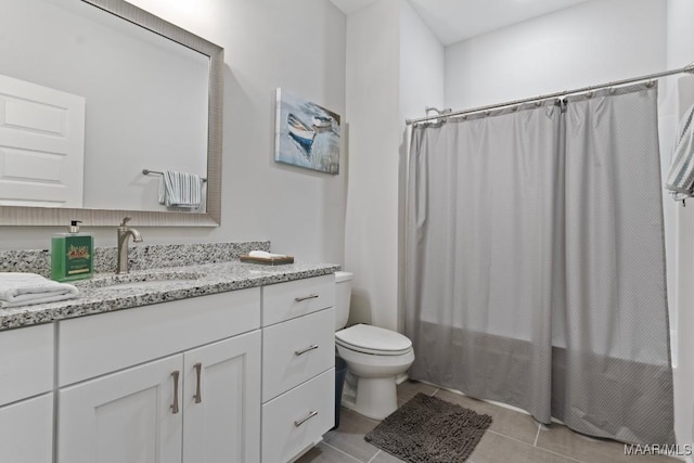 904 Hedgefield Way, Prattville, AL 36066 - full bathroom with vanity, tile patterned floors, and shower / tub combo