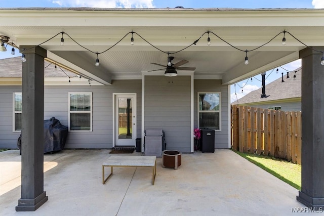 904 Hedgefield Way, Prattville, AL 36066 - view of patio featuring a ceiling fan