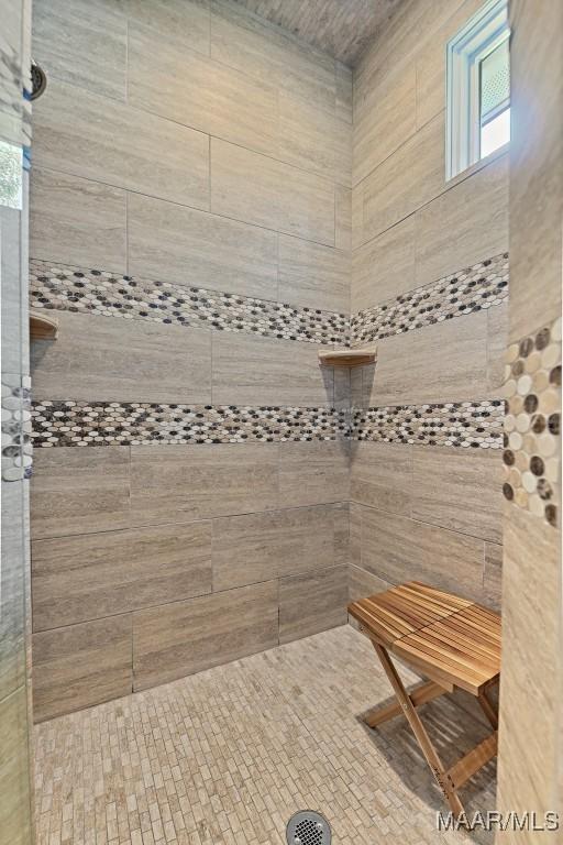 8612 Birchwood Ct, Montgomery, AL 36116 - bathroom with a tile shower and plenty of natural light