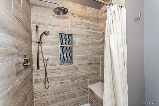 11056 Central Plank Rd, Eclectic, AL 36024 - full bathroom with a tile shower