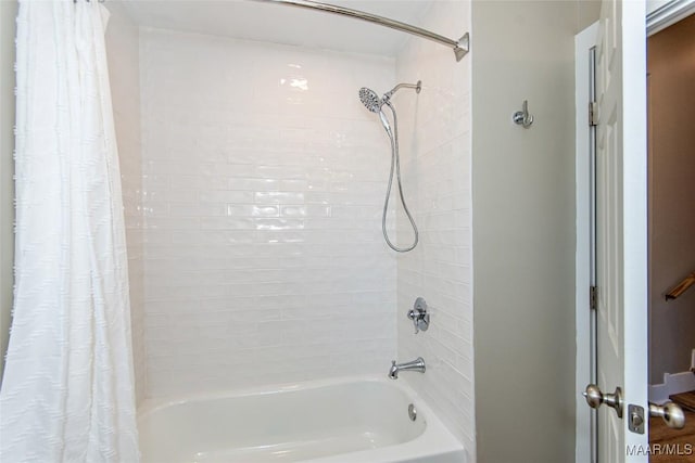 11056 Central Plank Rd, Eclectic, AL 36024 - bathroom with shower / bath combination with curtain