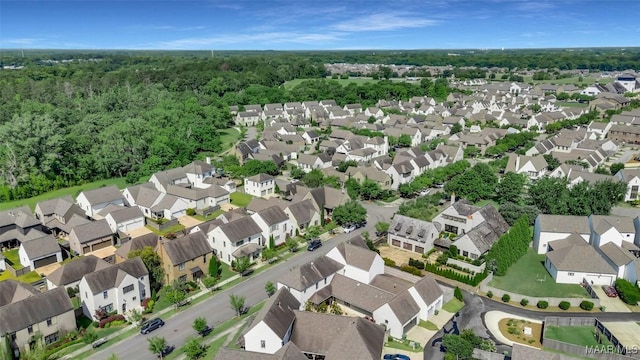 7918 Long Acre St, Montgomery, AL 36116 - aerial overview of property's location featuring nearby suburban area and a forest