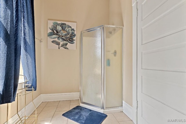 1802 Madison Ave, Montgomery, AL 36107 - bathroom with tile patterned floors and a shower stall