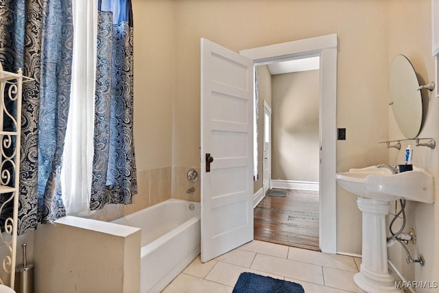 1802 Madison Ave, Montgomery, AL 36107 - bathroom with tile patterned floors