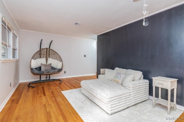 3534 Milan Dr, Montgomery, AL 36109 - living area with wood finished floors and baseboards