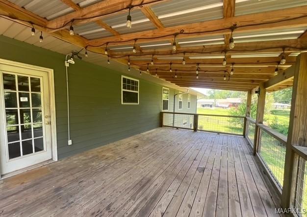 323 E Highland St, Dadeville, AL 36853 - view of unfurnished sunroom