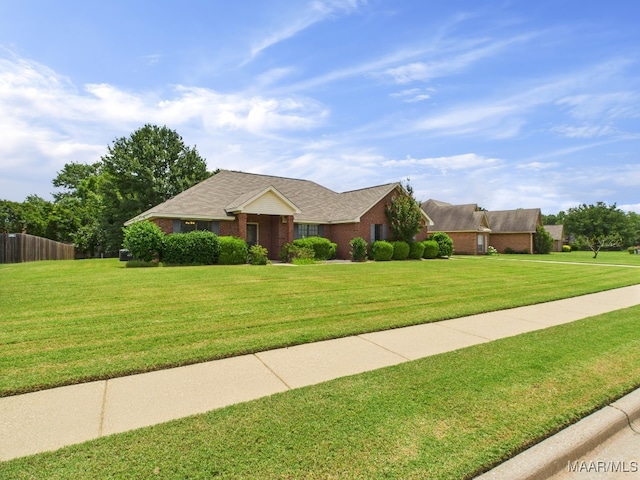 508 Mossy Oak Rdg, Prattville, AL 36066 - view of front of house with a front lawn and brick siding