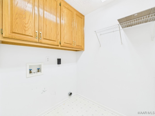 508 Mossy Oak Rdg, Prattville, AL 36066 - laundry room with cabinet space, washer hookup, and light floors