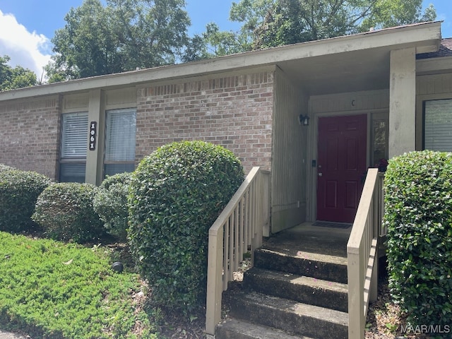 1061 Stonegate Dr Unit C, Auburn, AL 36832 - doorway to property with brick siding