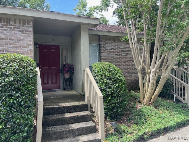 1061 Stonegate Dr Unit C, Auburn, AL 36832 - view of exterior entry with brick siding
