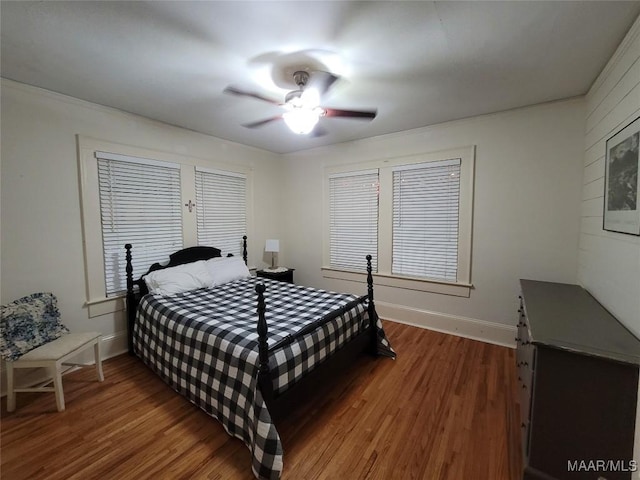 1928 Winona Ave, Montgomery, AL 36107 - bedroom featuring wood finished floors and a ceiling fan