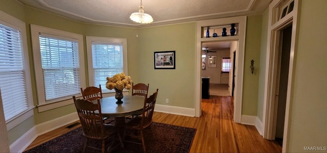 1928 Winona Ave, Montgomery, AL 36107 - dining area with light wood-style floors, plenty of natural light, and ornamental molding