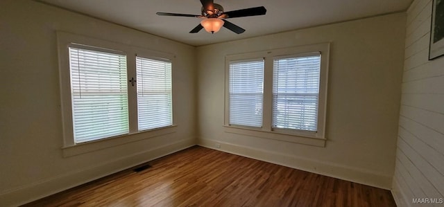 1928 Winona Ave, Montgomery, AL 36107 - empty room featuring wood finished floors and a ceiling fan