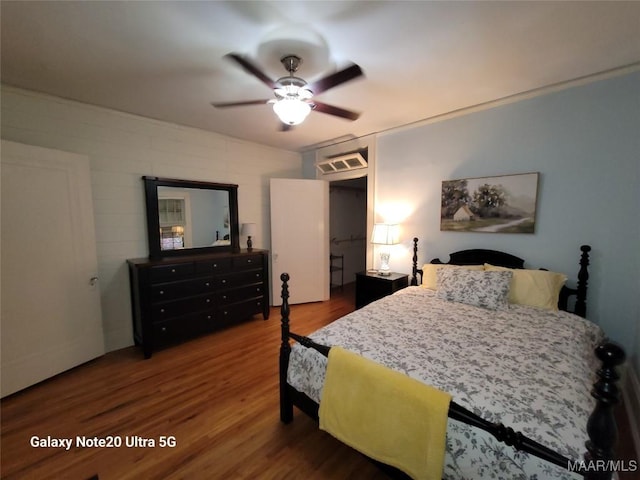 1928 Winona Ave, Montgomery, AL 36107 - bedroom with wood finished floors and ceiling fan