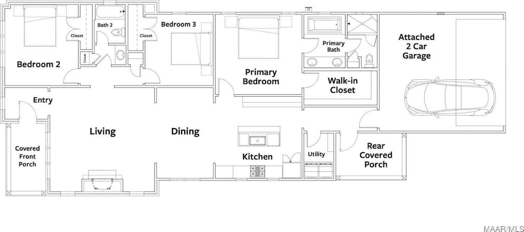 8330 Conduit St, Montgomery, AL 36116 - view of property floor plan