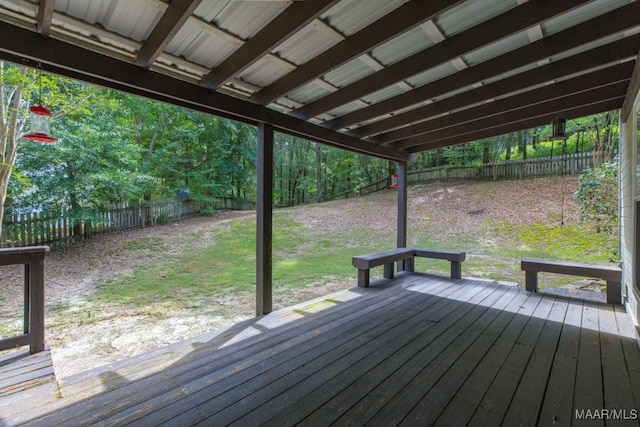 240 Winding Wood Dr, Wetumpka, AL 36093 - deck with a fenced backyard