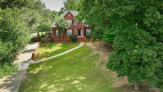 240 Winding Wood Dr, Wetumpka, AL 36093 - view of front of home featuring a front yard