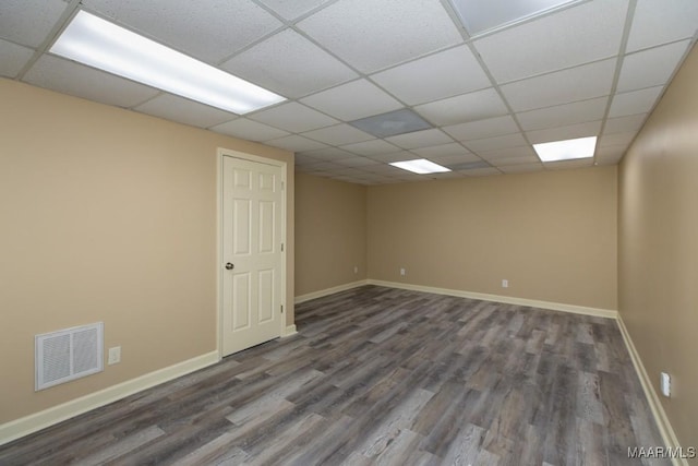 240 Winding Wood Dr, Wetumpka, AL 36093 - unfurnished room featuring wood finished floors and a drop ceiling
