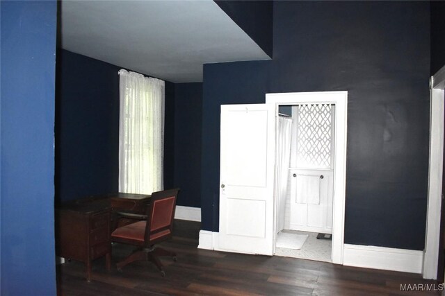 2207 Winona Ave, Montgomery, AL 36107 - home office with wood finished floors