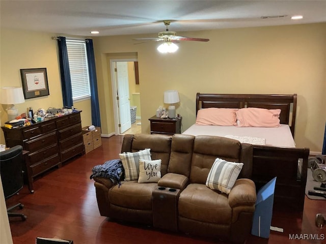 119 Mallory Dr, Selma, AL 36701 - bedroom featuring wood finished floors, ensuite bath, and recessed lighting