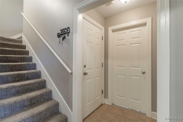 109 Inverness Rd, Wetumpka, AL 36092 - entryway featuring light tile patterned floors and stairway