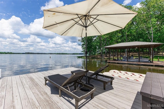529 Hickory Dr, Wetumpka, AL 36092 - dock featuring a water view