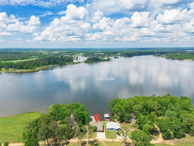 529 Hickory Dr, Wetumpka, AL 36092 - drone / aerial view of a large body of water
