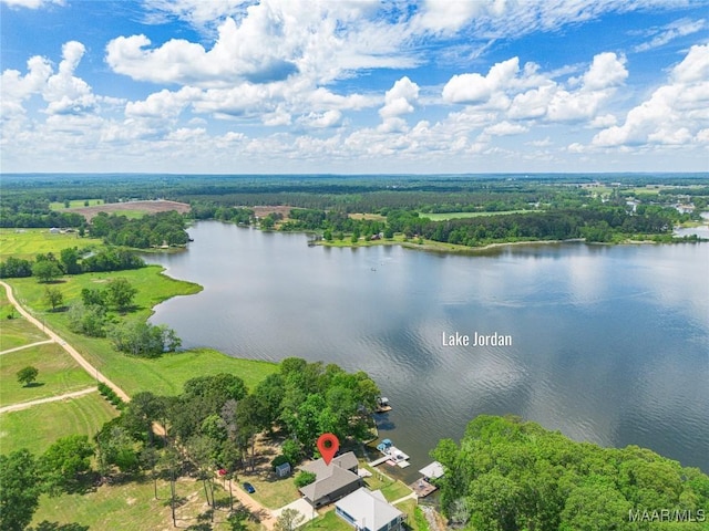 529 Hickory Dr, Wetumpka, AL 36092 - drone / aerial view of a large body of water
