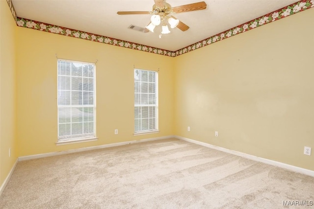 422 River Oaks Dr, Wetumpka, AL 36092 - empty room featuring light carpet and a ceiling fan