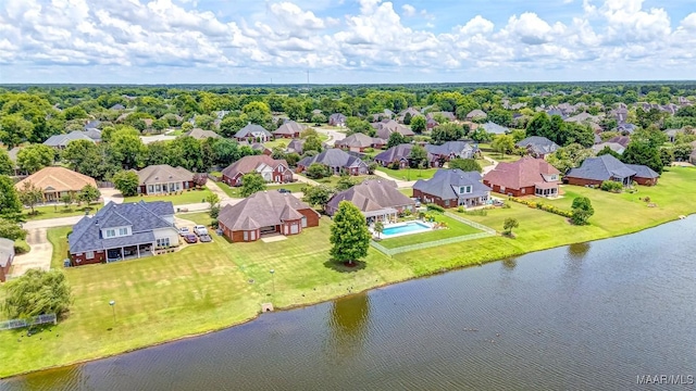 8330 Chadburn Way, Montgomery, AL 36116 - aerial view of residential area with a nearby body of water