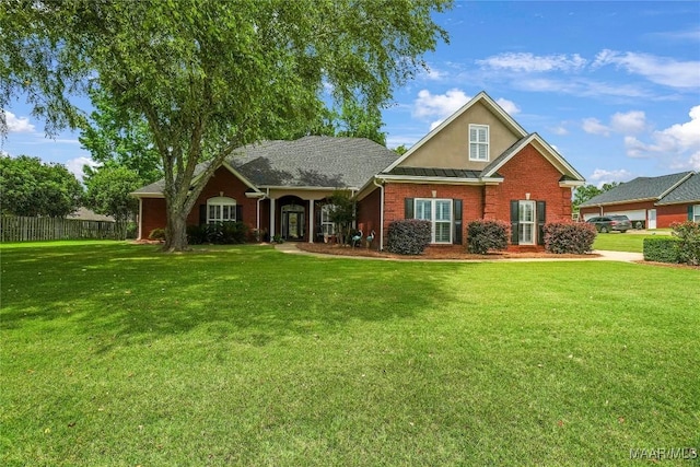 145 Mountain Meadows Ln, Wetumpka, AL 36093 - view of front facade with brick siding