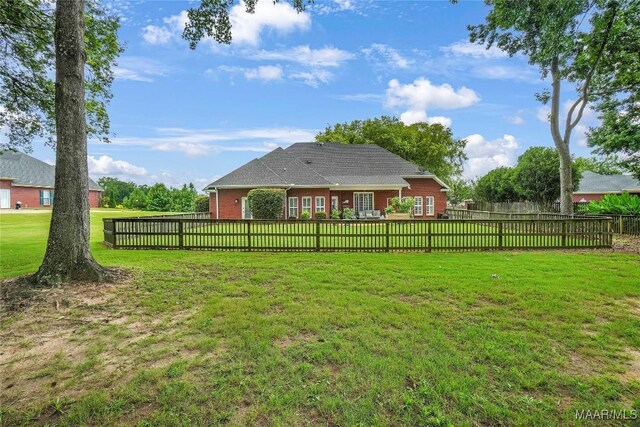 145 Mountain Meadows Ln, Wetumpka, AL 36093 - view of fenced backyard