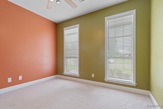 204 St Thomas Ave, Wetumpka, AL 36092 - unfurnished room featuring ceiling fan and light colored carpet
