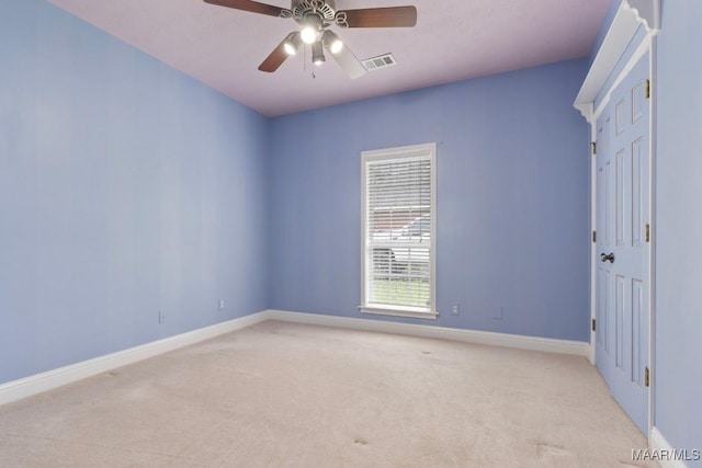 204 St Thomas Ave, Wetumpka, AL 36092 - unfurnished bedroom featuring light carpet and a ceiling fan