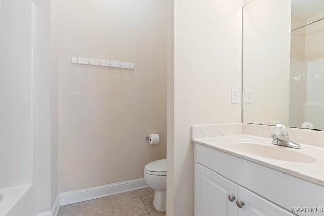 204 St Thomas Ave, Wetumpka, AL 36092 - full bath with vanity, tile patterned floors, a shower, and a tub