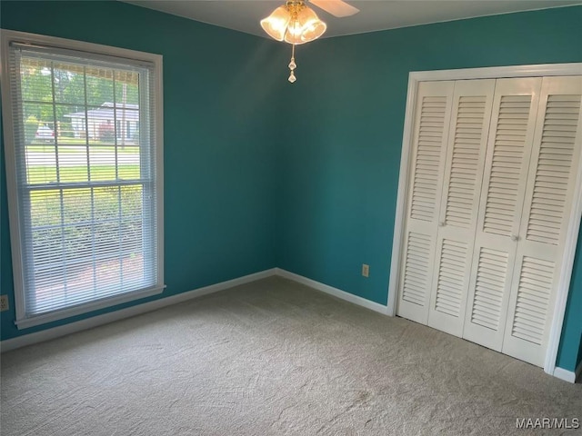 216 Cone Dr, Selma, AL 36701 - unfurnished bedroom with carpet floors and a closet